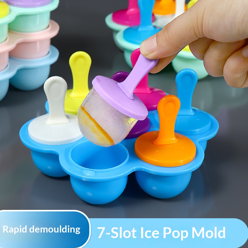 Baby Products Cream - Multi-Purpose 7 Holes Silicone Ice Cube