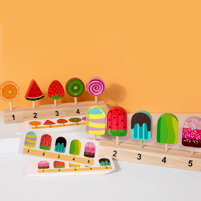 Baby Products Cream - Children's Popsicle Matching Toys for Girls,