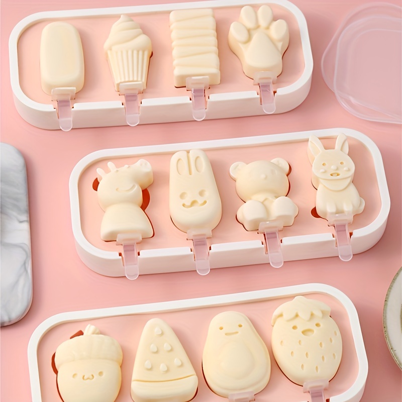Baby Products Cream - 1pc BPA-Free Silicone Ice Pop Mold