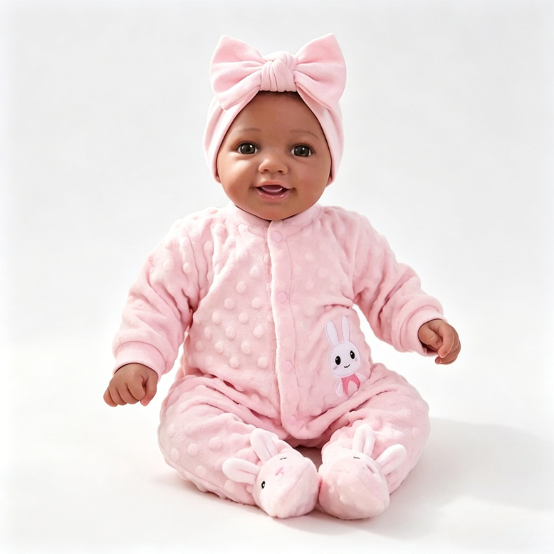 Baby Products Drawing - 43cm Reborn Toddler Doll Smiling Dark