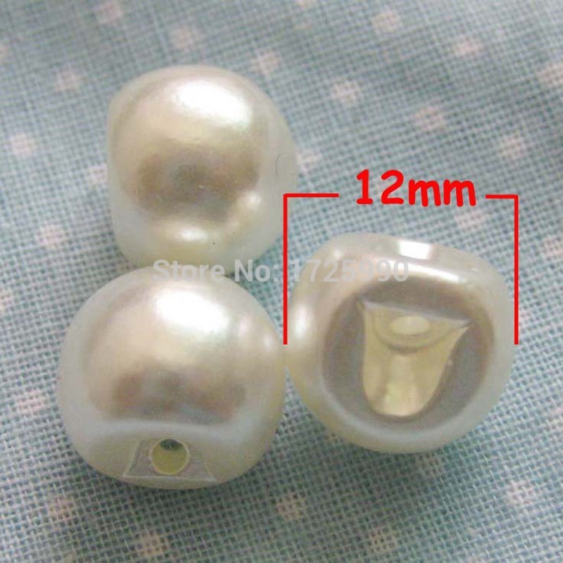 50pcs Pearl Button 12mm Round  - огляд і ціна Baby Products Eco Friendly