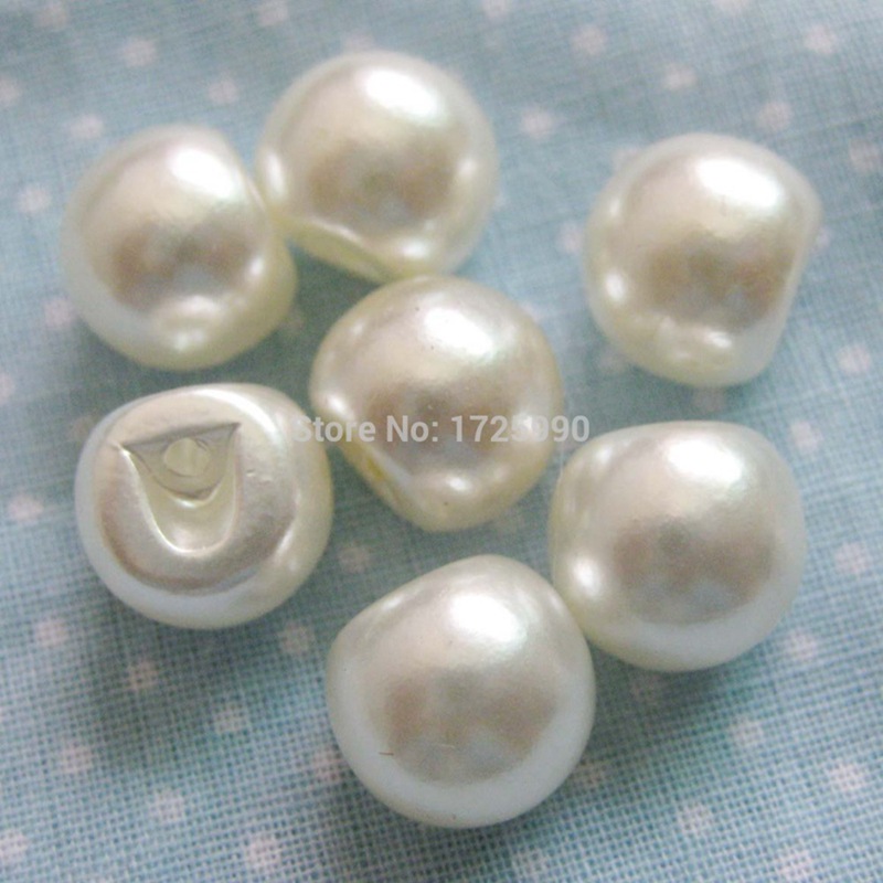 50pcs Pearl Button 12mm Round  - огляд і ціна Baby Products Eco Friendly