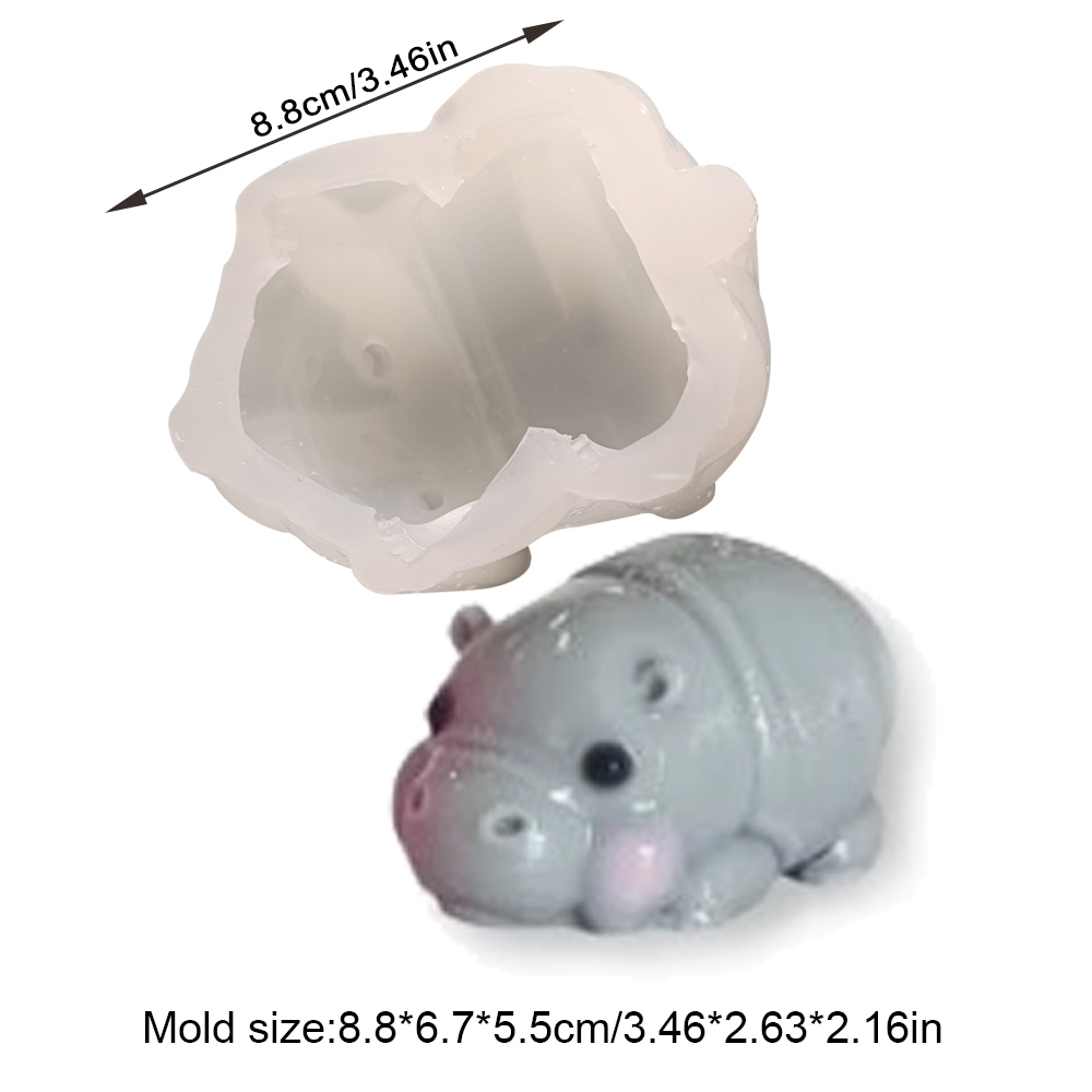 New Animal Cartoon Baby Hippo  - огляд і ціна Baby Products Cream