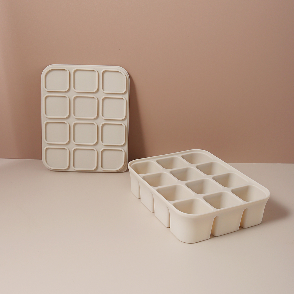 12 Grid Food-Grade Silicone Ba - огляд і ціна Baby Products Cream