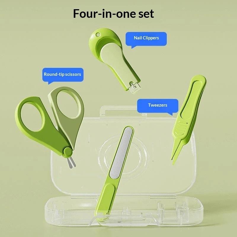 4Pcs Kids Safe Portable Nail C - огляд і ціна Baby Products Kit Set