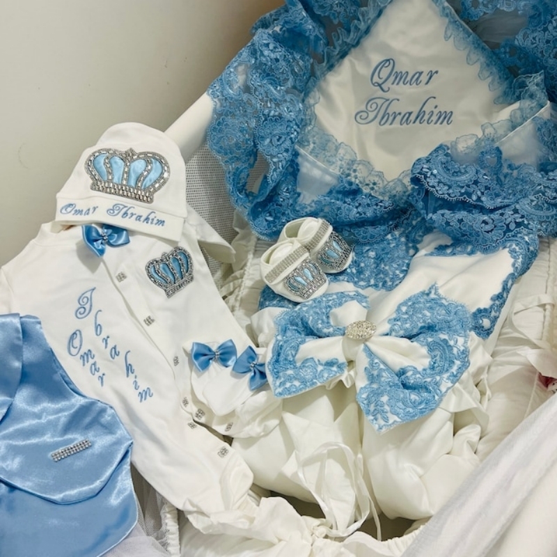 5pcs Newborn Baby Boy Outfits  - огляд і ціна Baby Products Kit Set