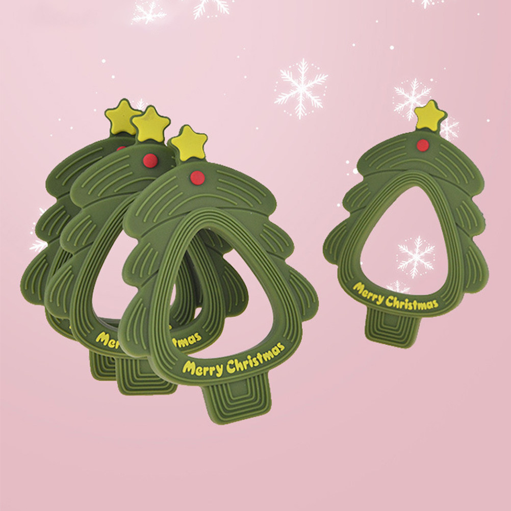 1Pcs Baby Silicone Christmas T - огляд і ціна Baby Products Eco Friendly