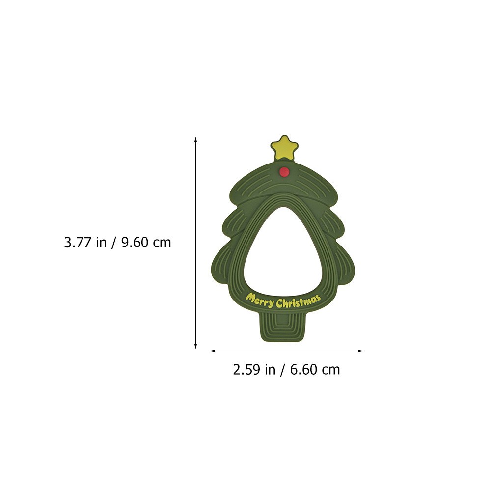 1Pcs Baby Silicone Christmas T - огляд і ціна Baby Products Eco Friendly