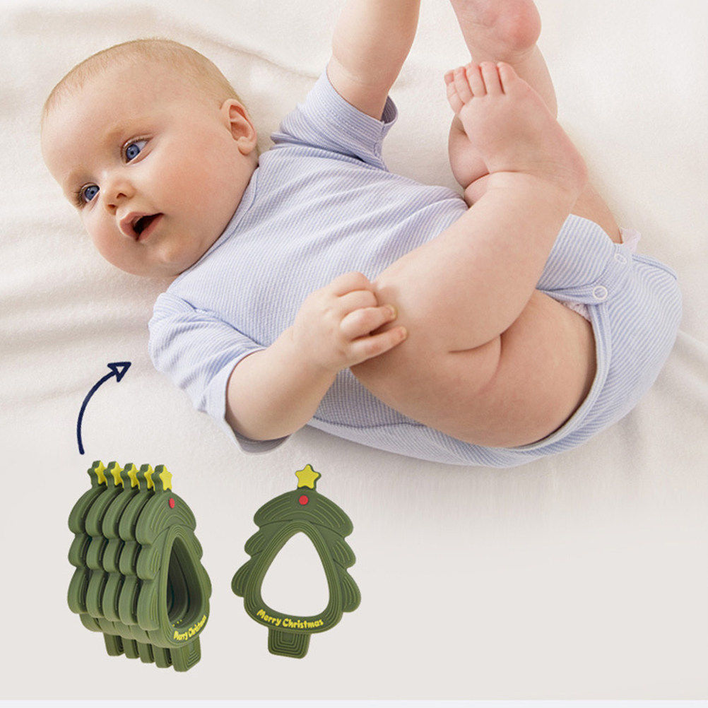 1Pcs Baby Silicone Christmas T - огляд і ціна Baby Products Eco Friendly